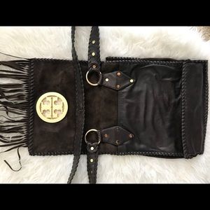 Tory Burch Crossbody Suede Purse
